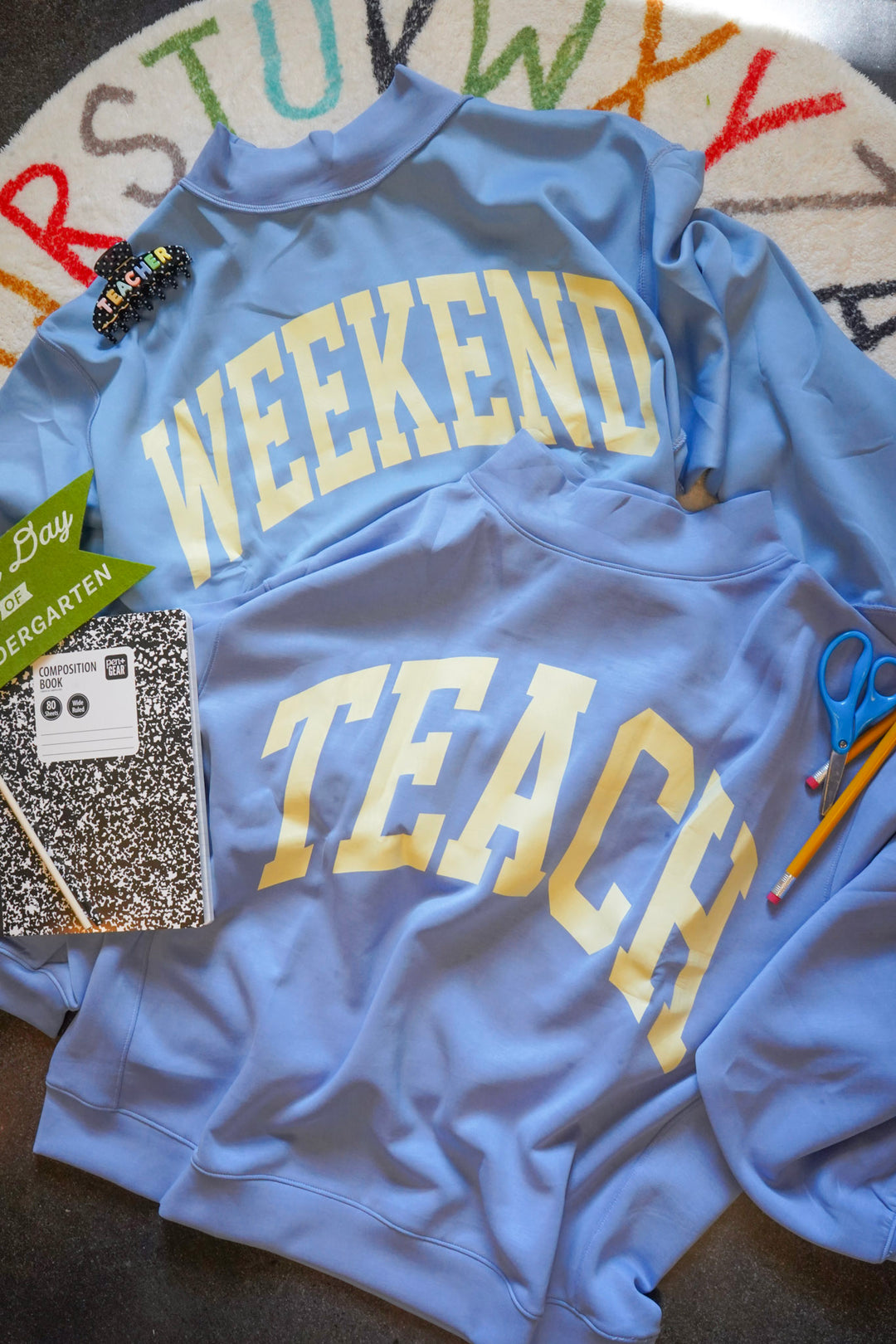 Teacher Reversible Mockneck Sweatshirt