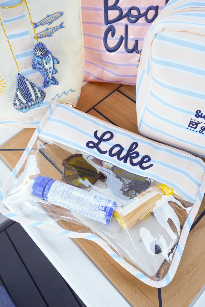 Lake - Butter &amp; Blue Clear Pouch
