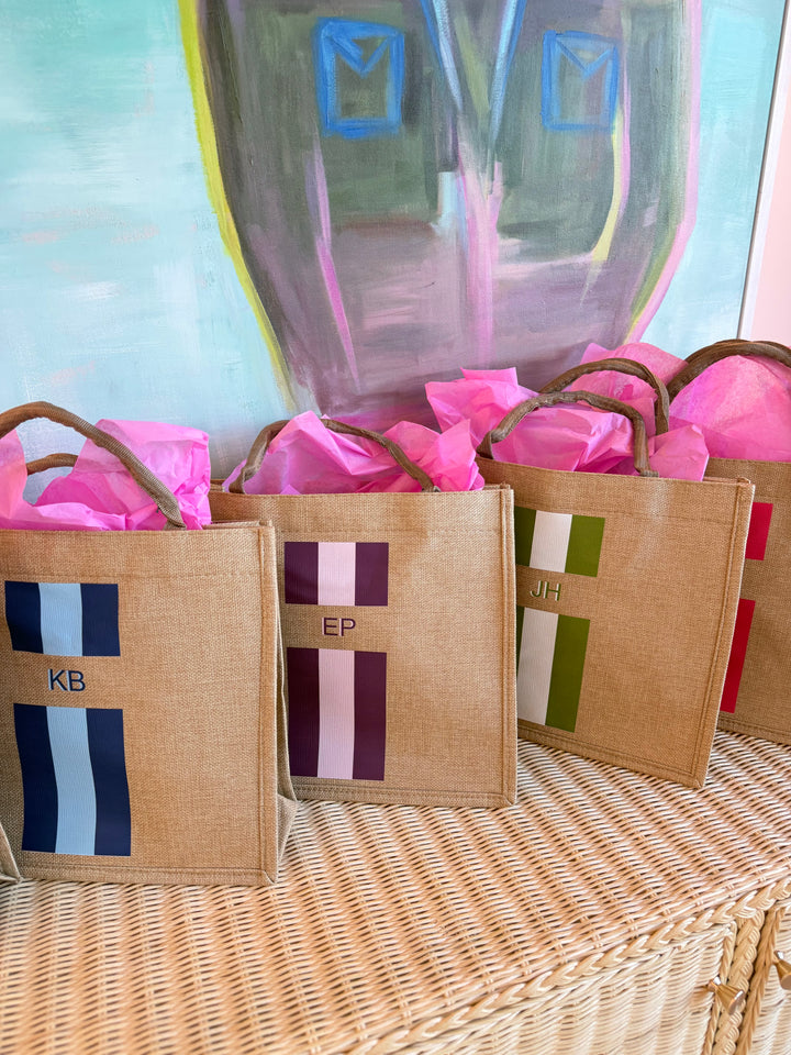 Custom Burlap Tote Bag