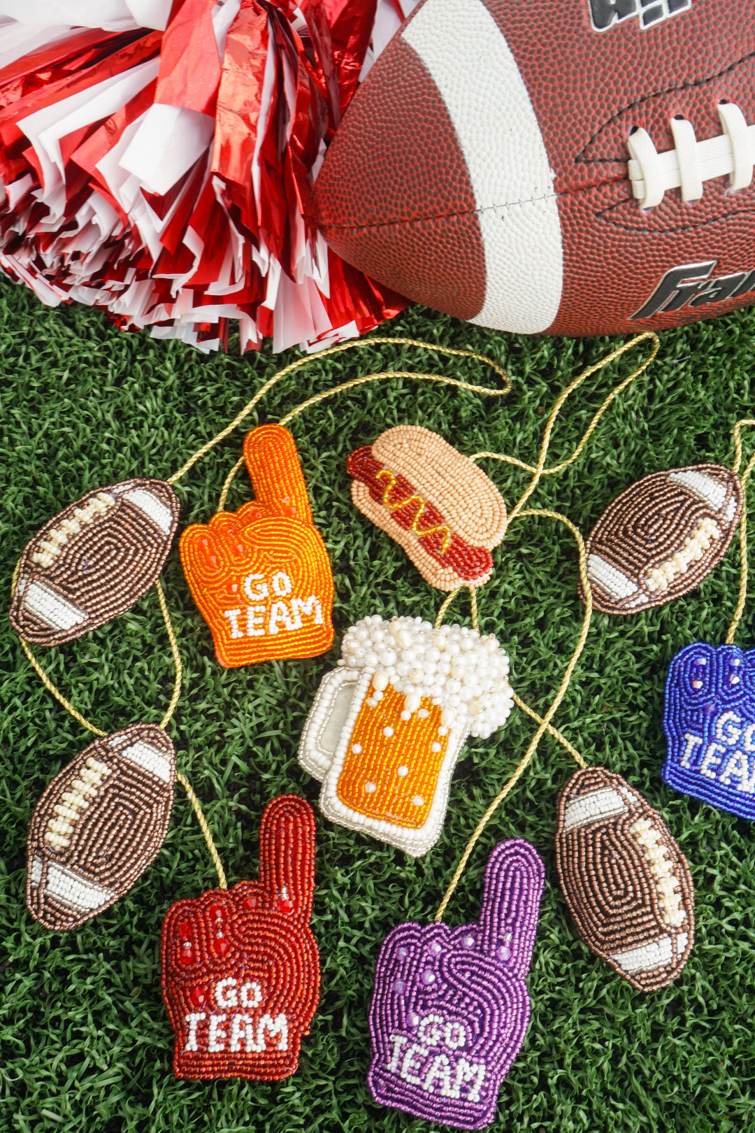 Gameday Beaded Bag Charms