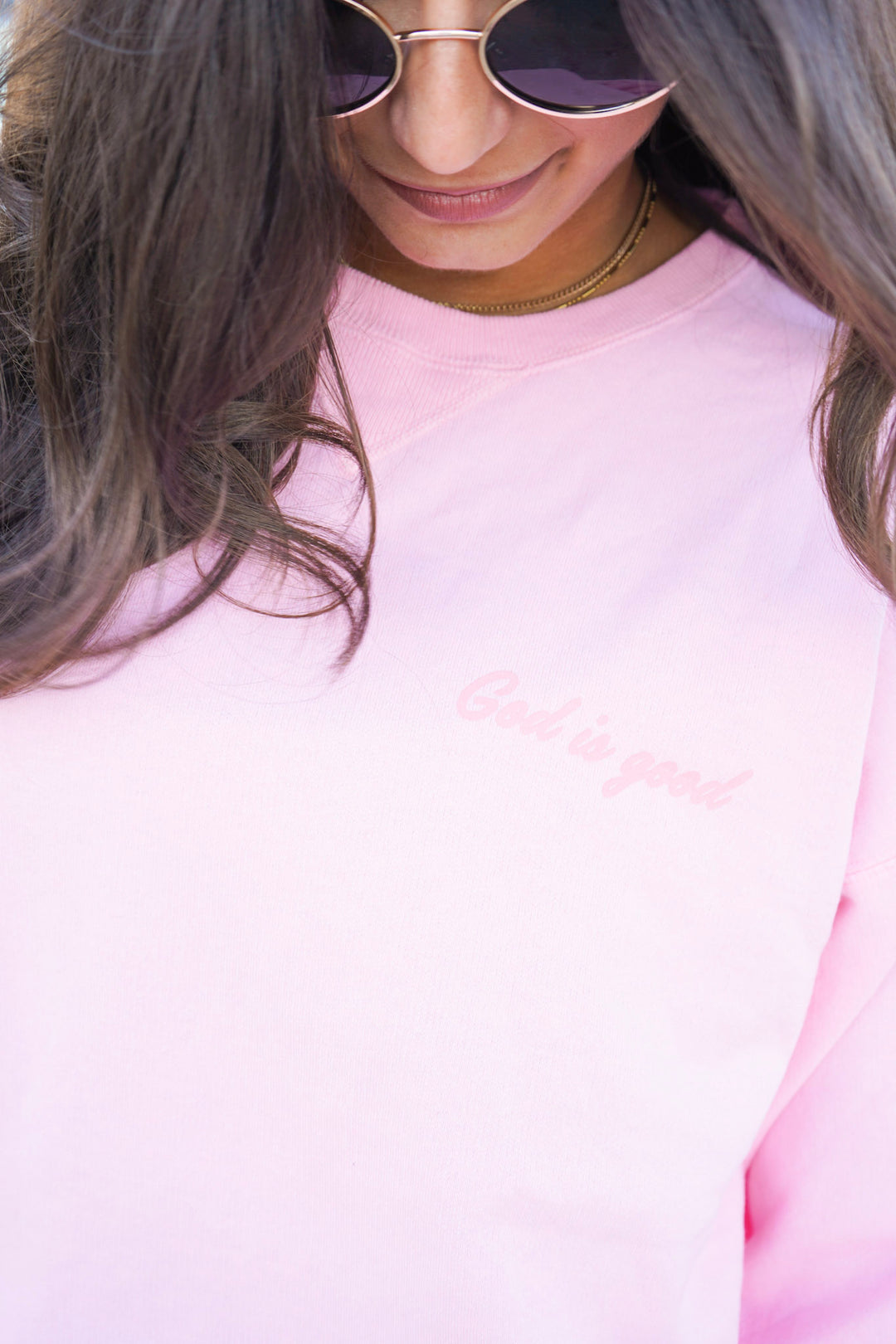 God Is Good Lightweight Crewnecks