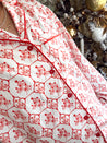 Red Toile Pajama Set