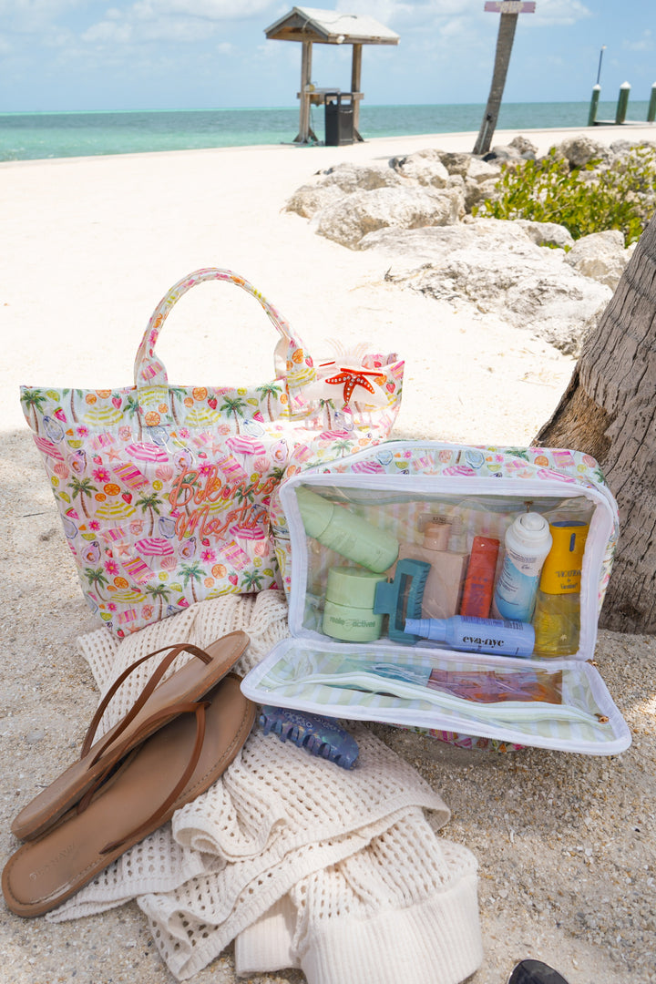 Out Of Office - Clear Coat Toiletry Case