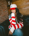 American Cowgirl - Red Vintage Trucker Hat - PREORDER