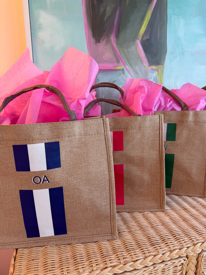Custom Burlap Tote Bag