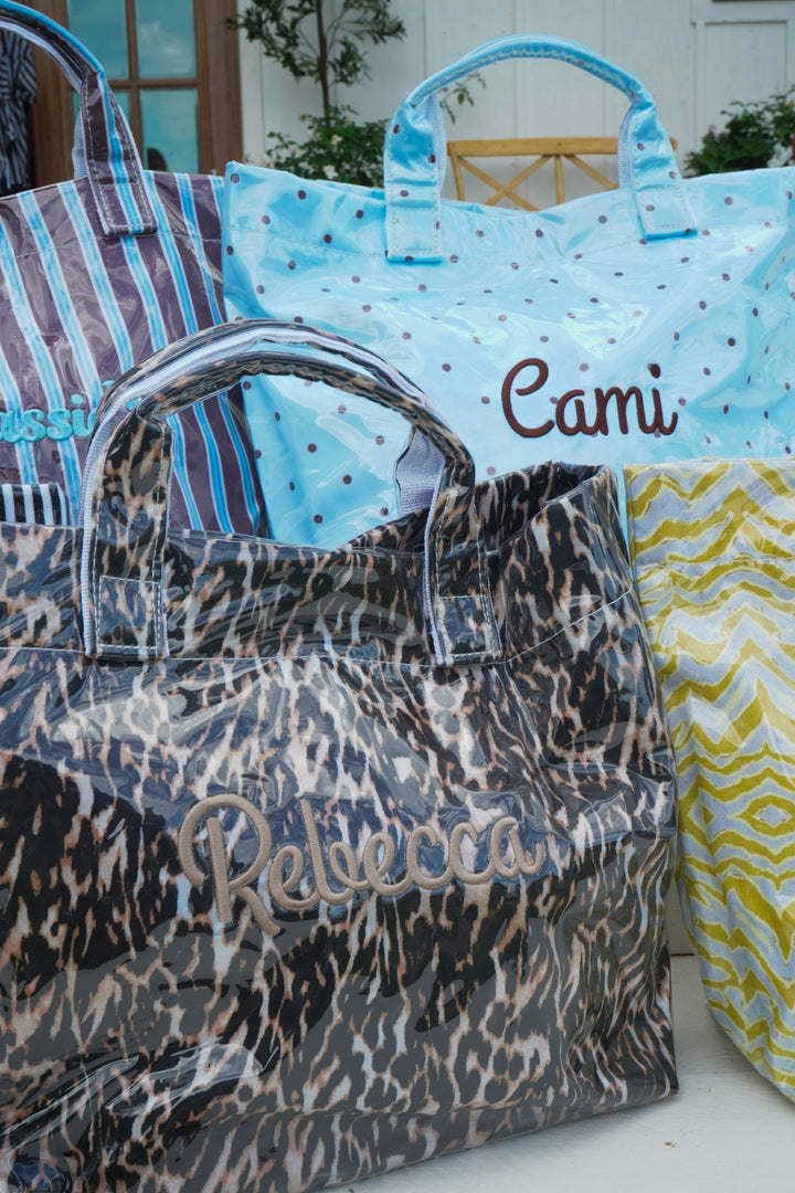 Cabana Clear Coat Tote
