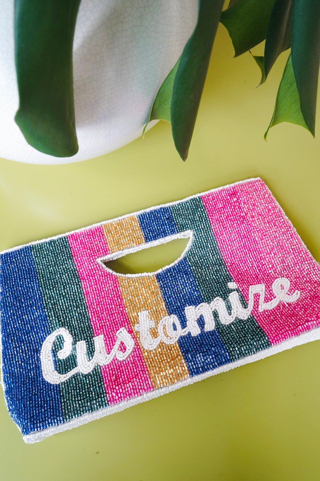 Custom Beaded Clutch