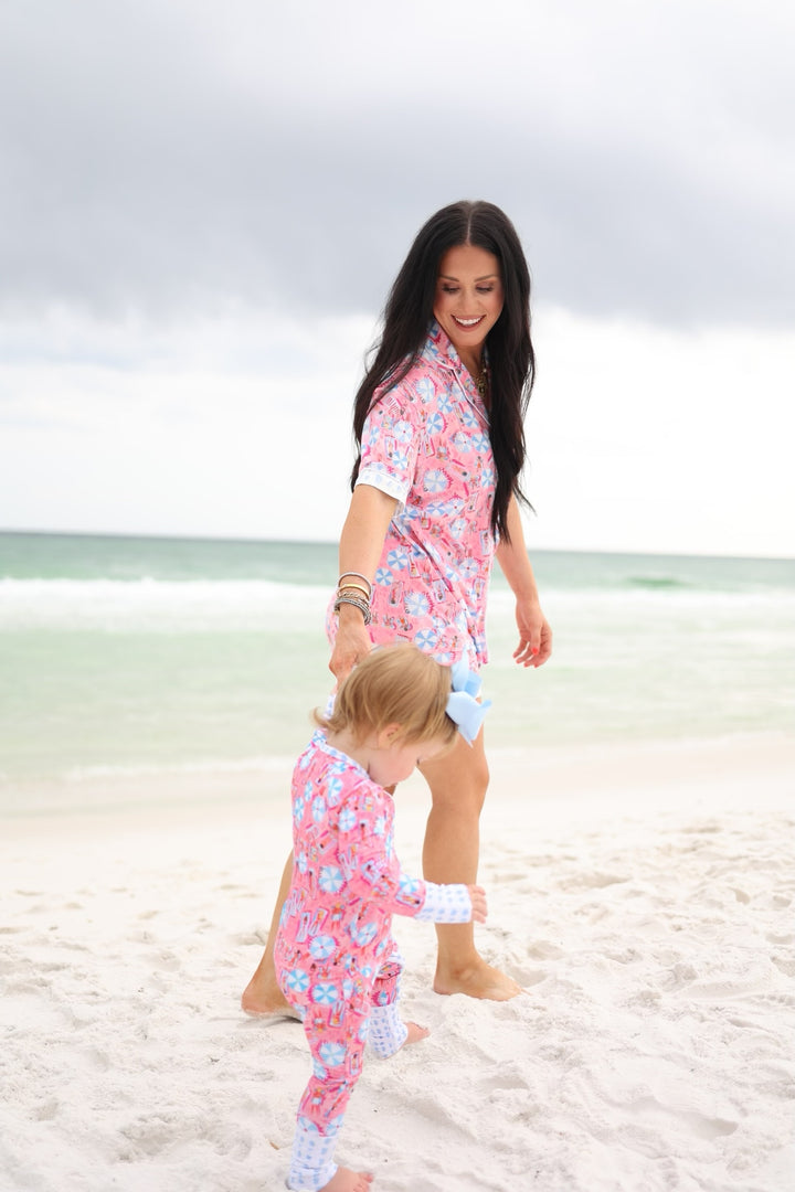 Pink Beach - Bamboo Sleeper