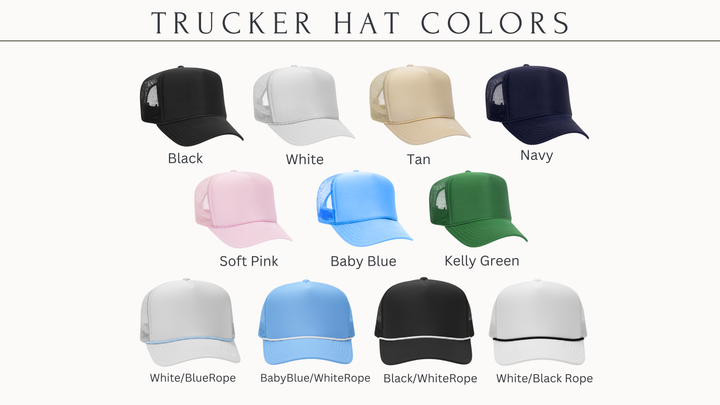 Custom Trucker Hat - Bulk (25+) For Weddings / Events