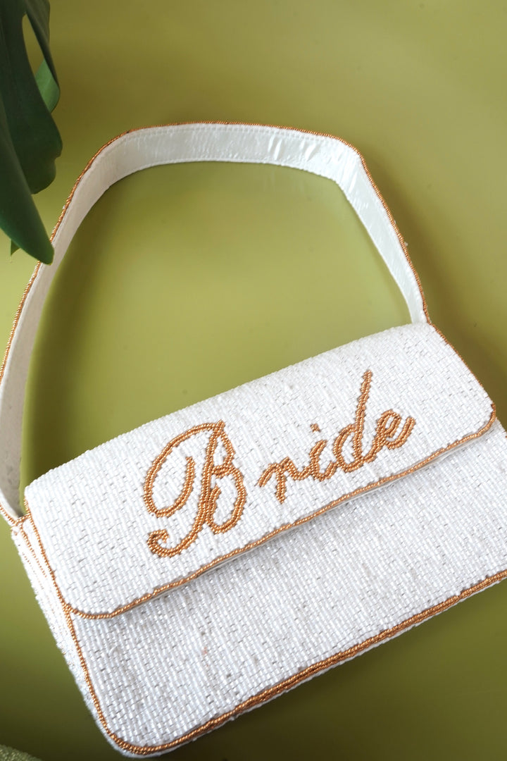 Custom Beaded Shoulder Bag