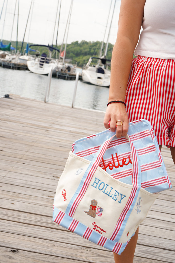 Icon Mini Canvas Tote - Embroidered