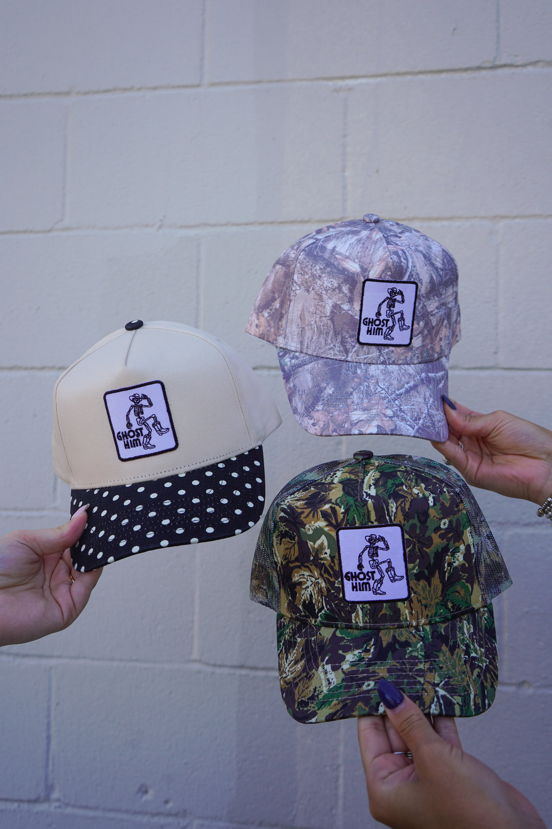 Ghost Him Trucker Hat