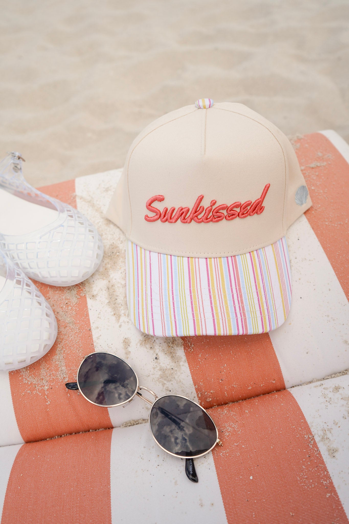 Sunkissed - Party Stripes Trucker Hat – KenzKustomz