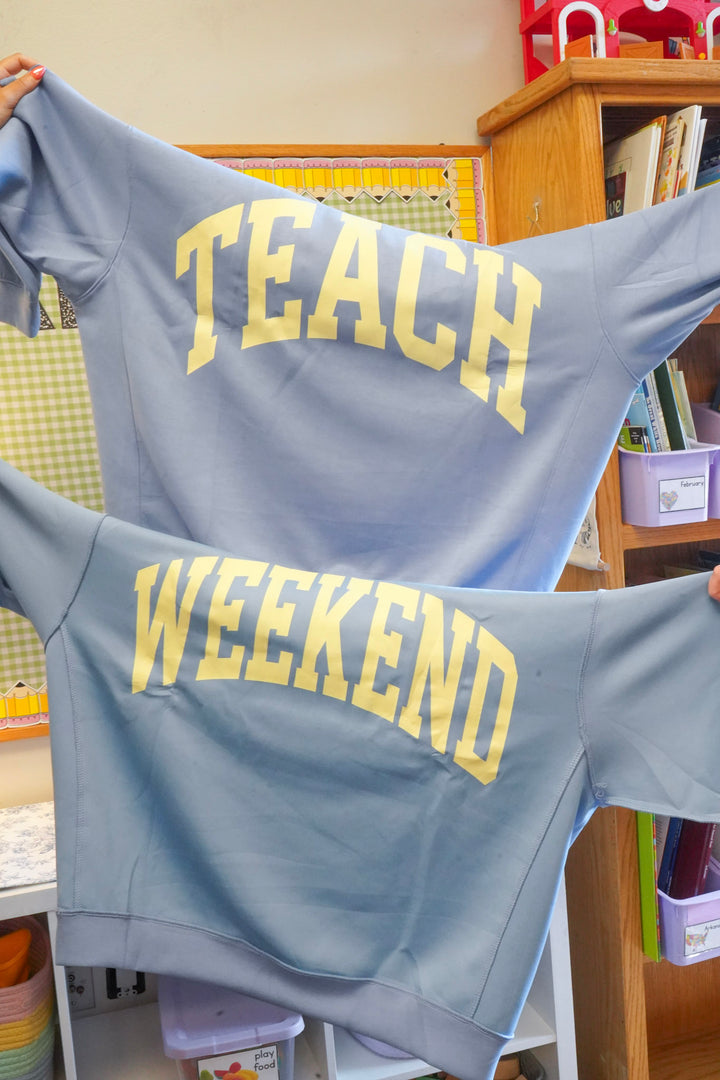 Teacher Reversible Mockneck Sweatshirt