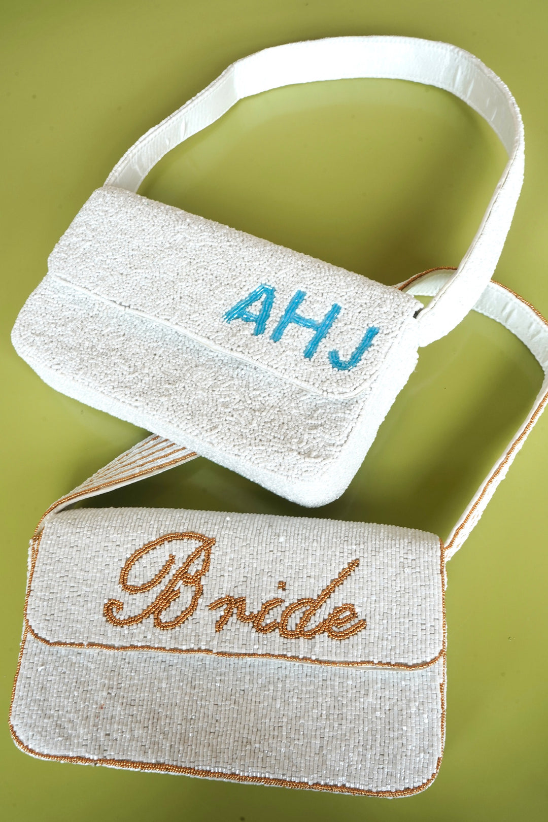 Custom Beaded Shoulder Bag