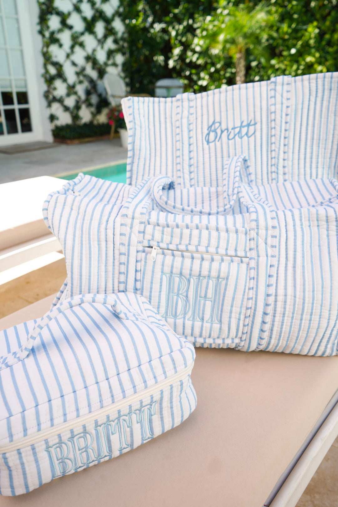 Quilted Block-Print - Stripe Collection