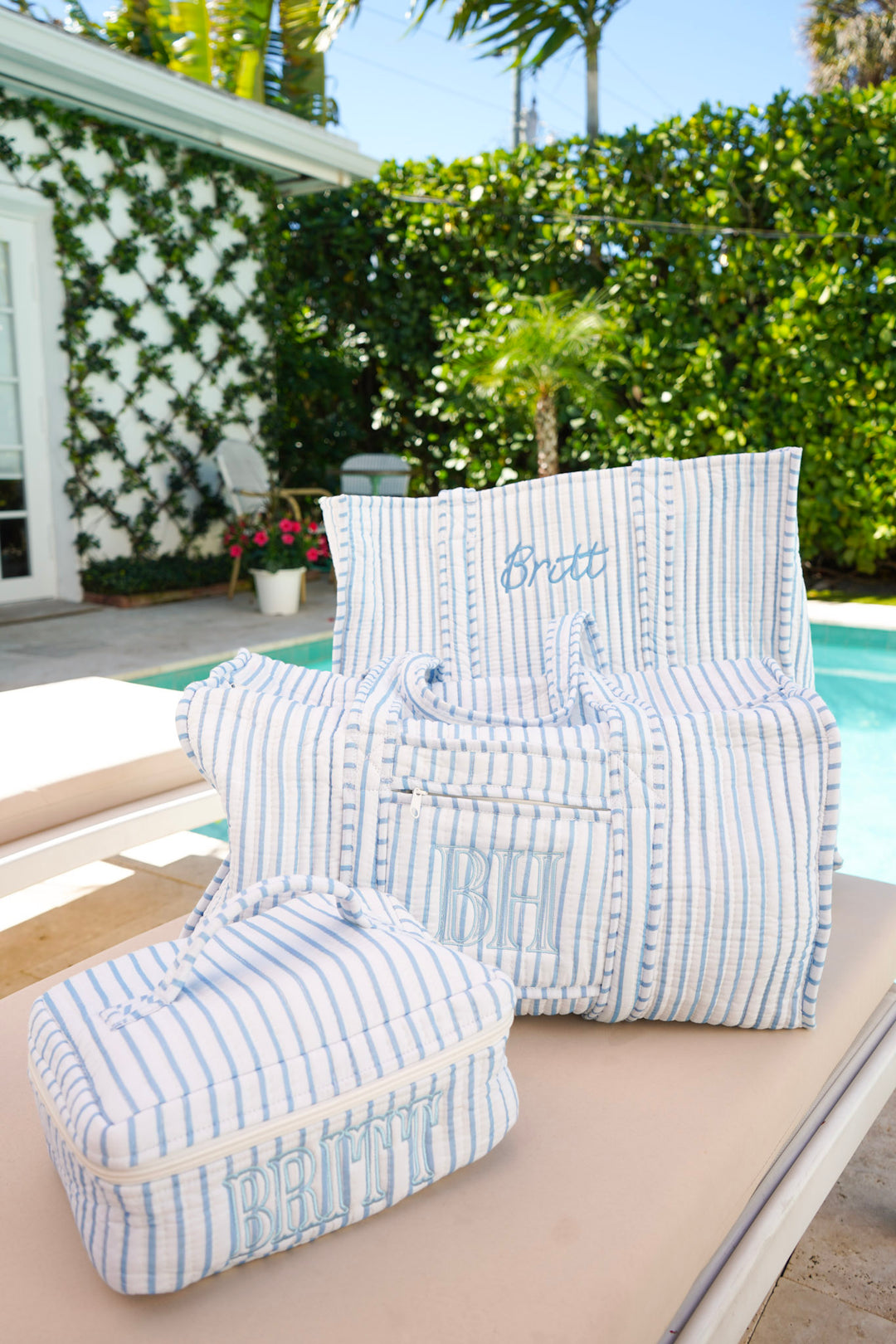 Quilted Block-Print - Stripe Collection
