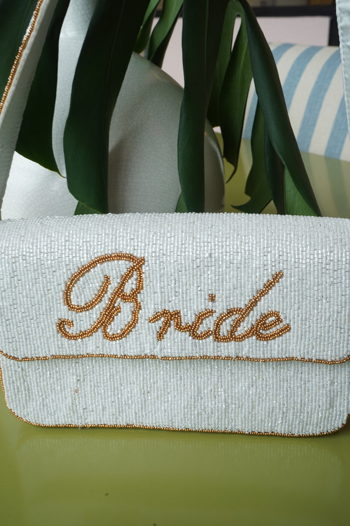 Custom Beaded Shoulder Bag