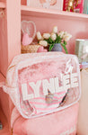 Pink Toile Customizable Makeup Bag Collection