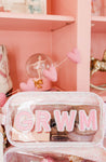 GRWM Bag - Pink Toile