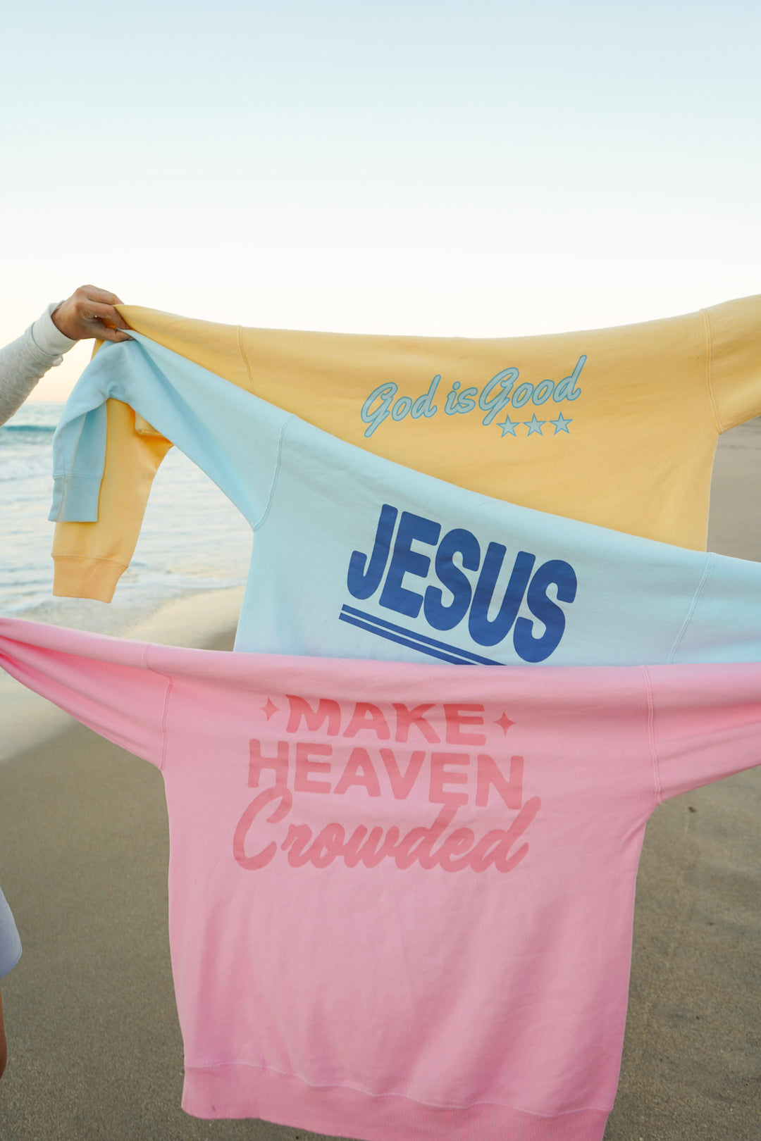 God Is Good Lightweight Crewnecks