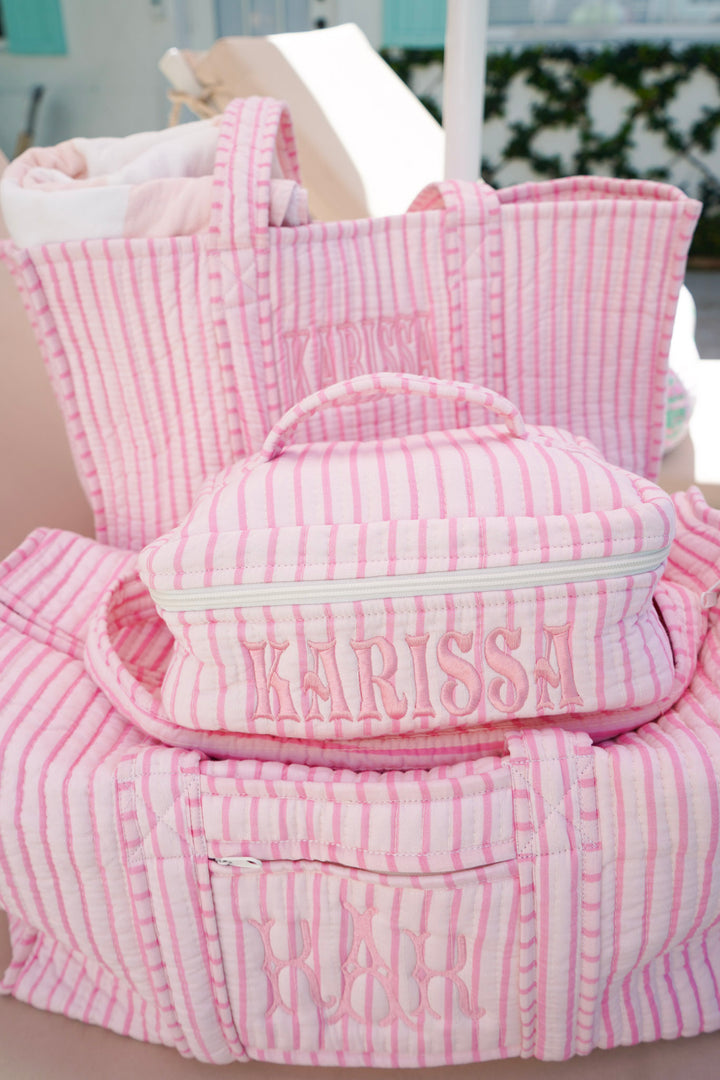 Quilted Block-Print - Stripe Collection