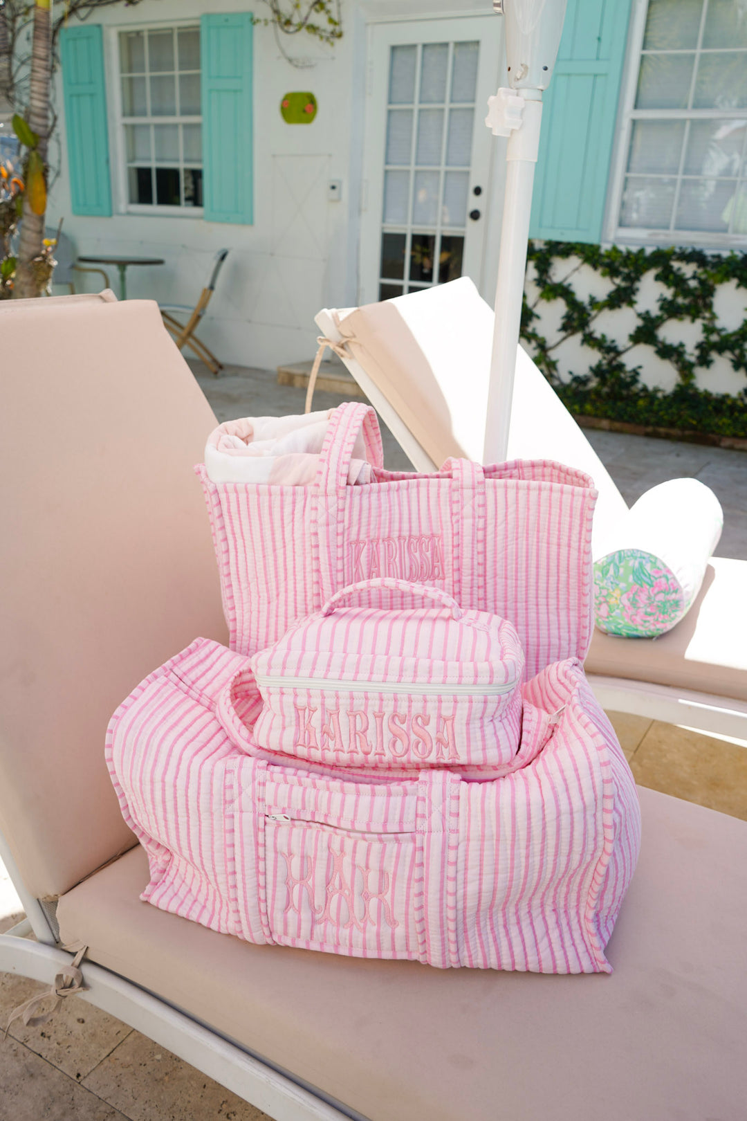Quilted Block-Print - Stripe Collection