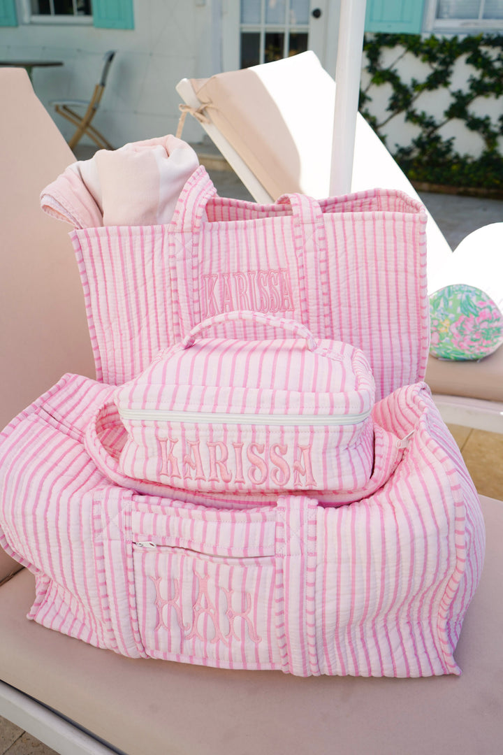 Quilted Block-Print - Stripe Collection