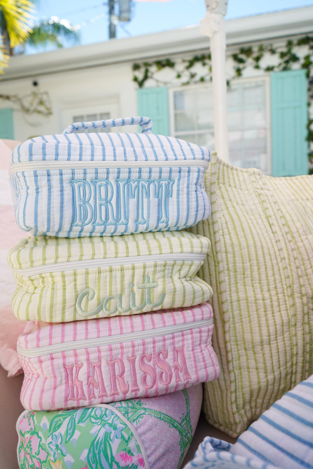 Quilted Block-Print - Stripe Collection