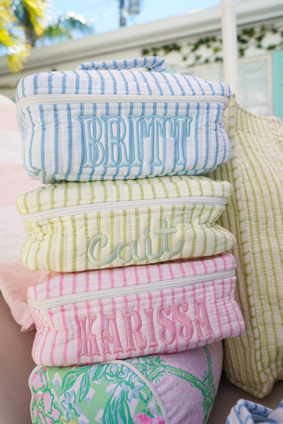 Quilted Block-Print - Stripe Collection