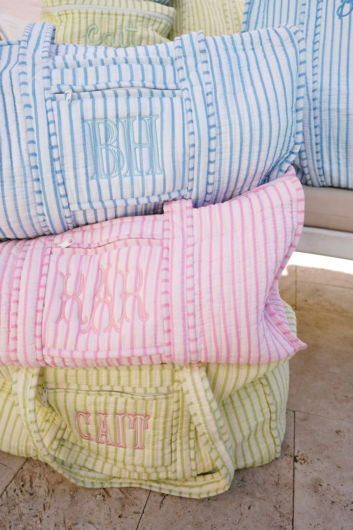 Quilted Block-Print - Stripe Collection