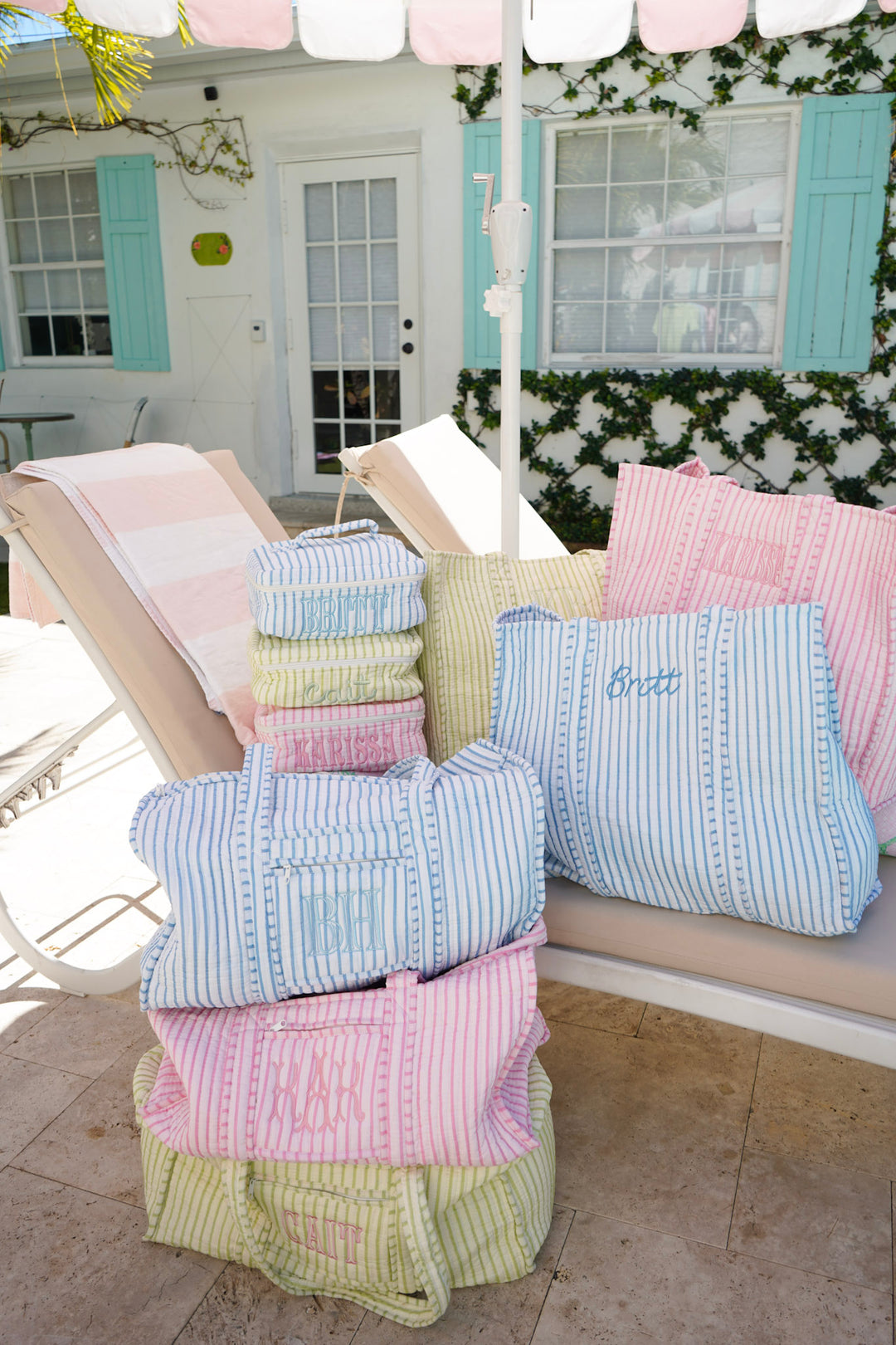 Quilted Block-Print - Stripe Collection