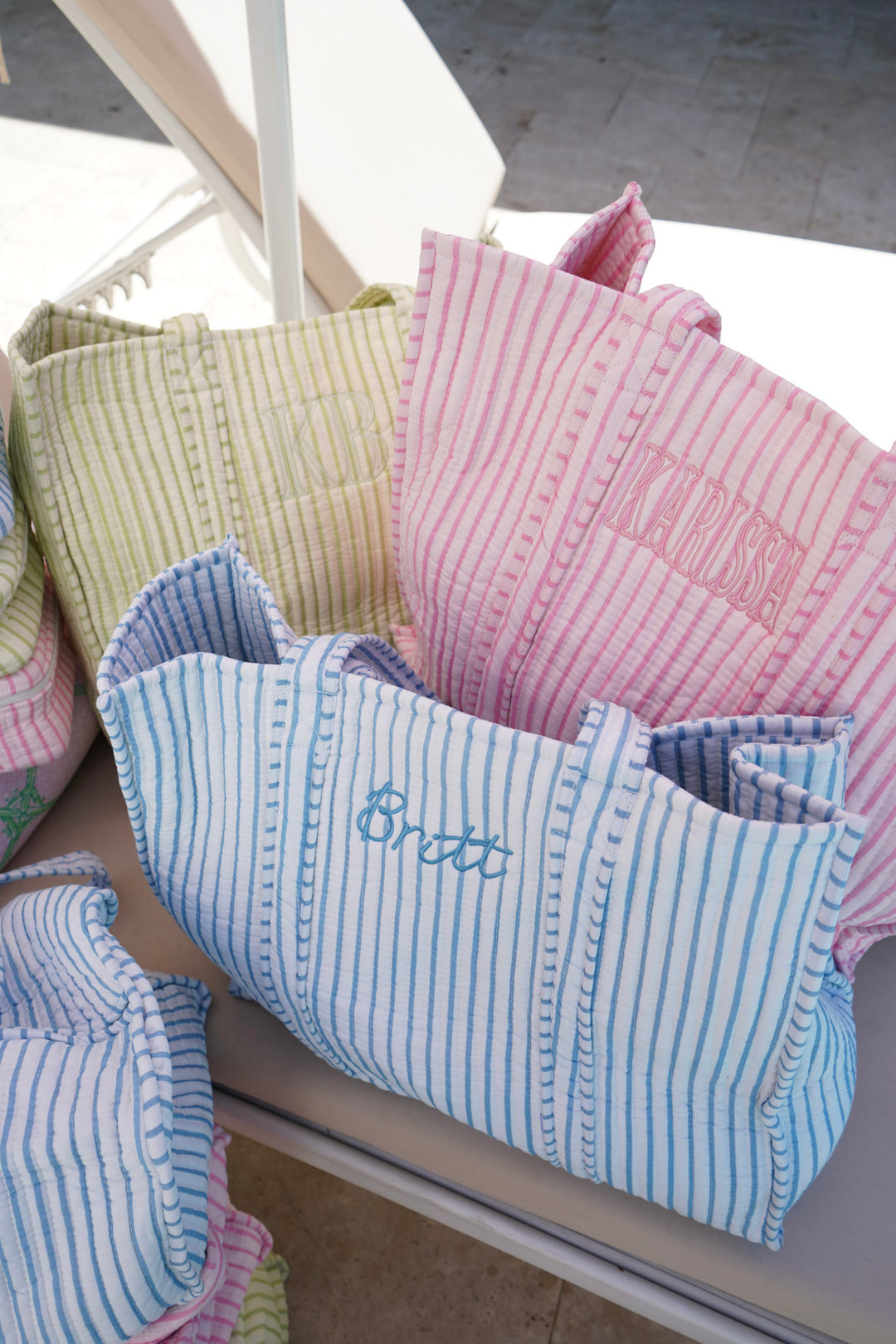 Quilted Block-Print - Stripe Collection