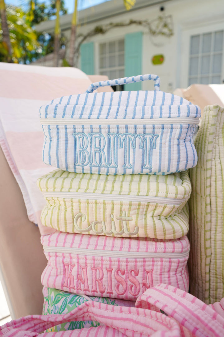 Quilted Block-Print - Stripe Collection