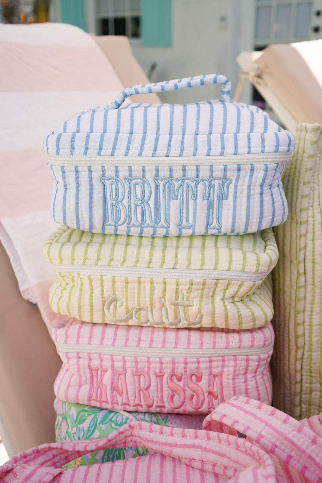 Quilted Block-Print - Stripe Collection