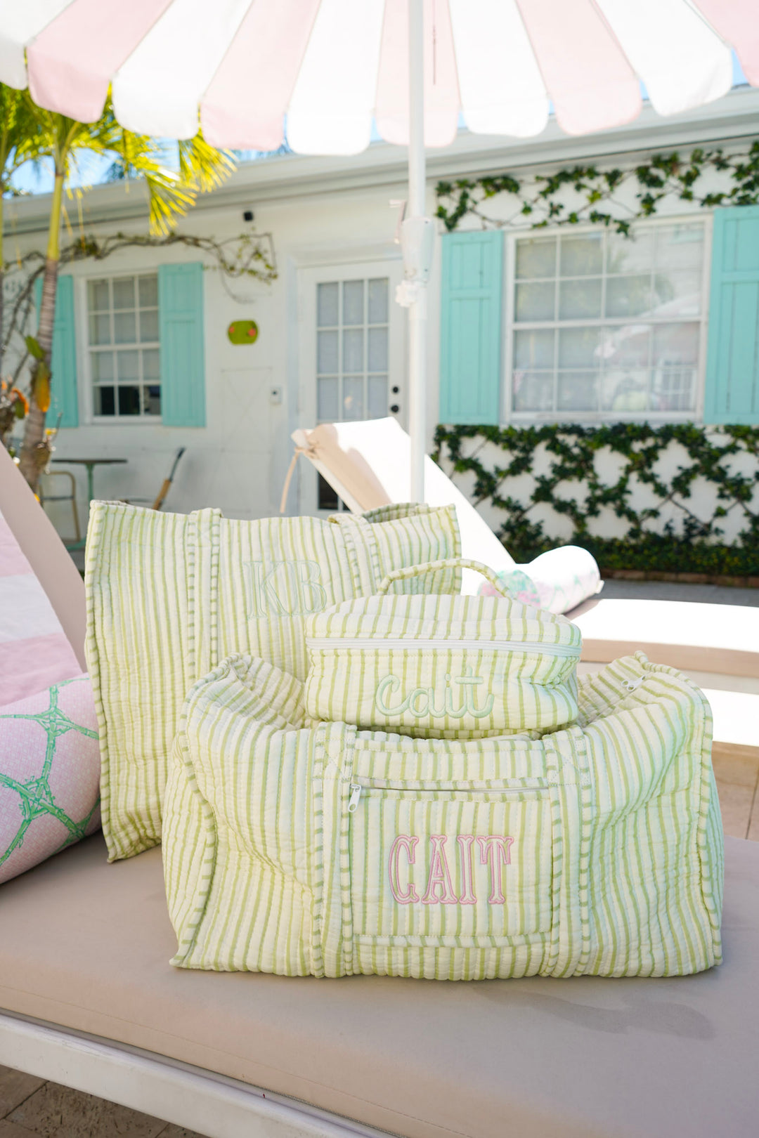 Quilted Block-Print - Stripe Collection