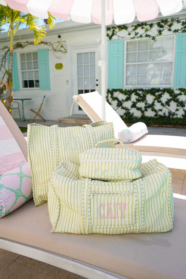 Quilted Block-Print - Stripe Collection