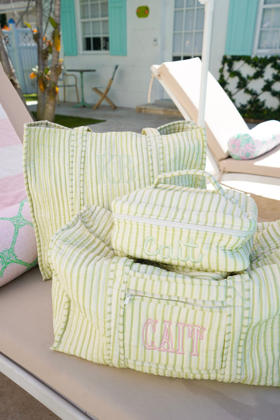 Quilted Block-Print - Stripe Collection