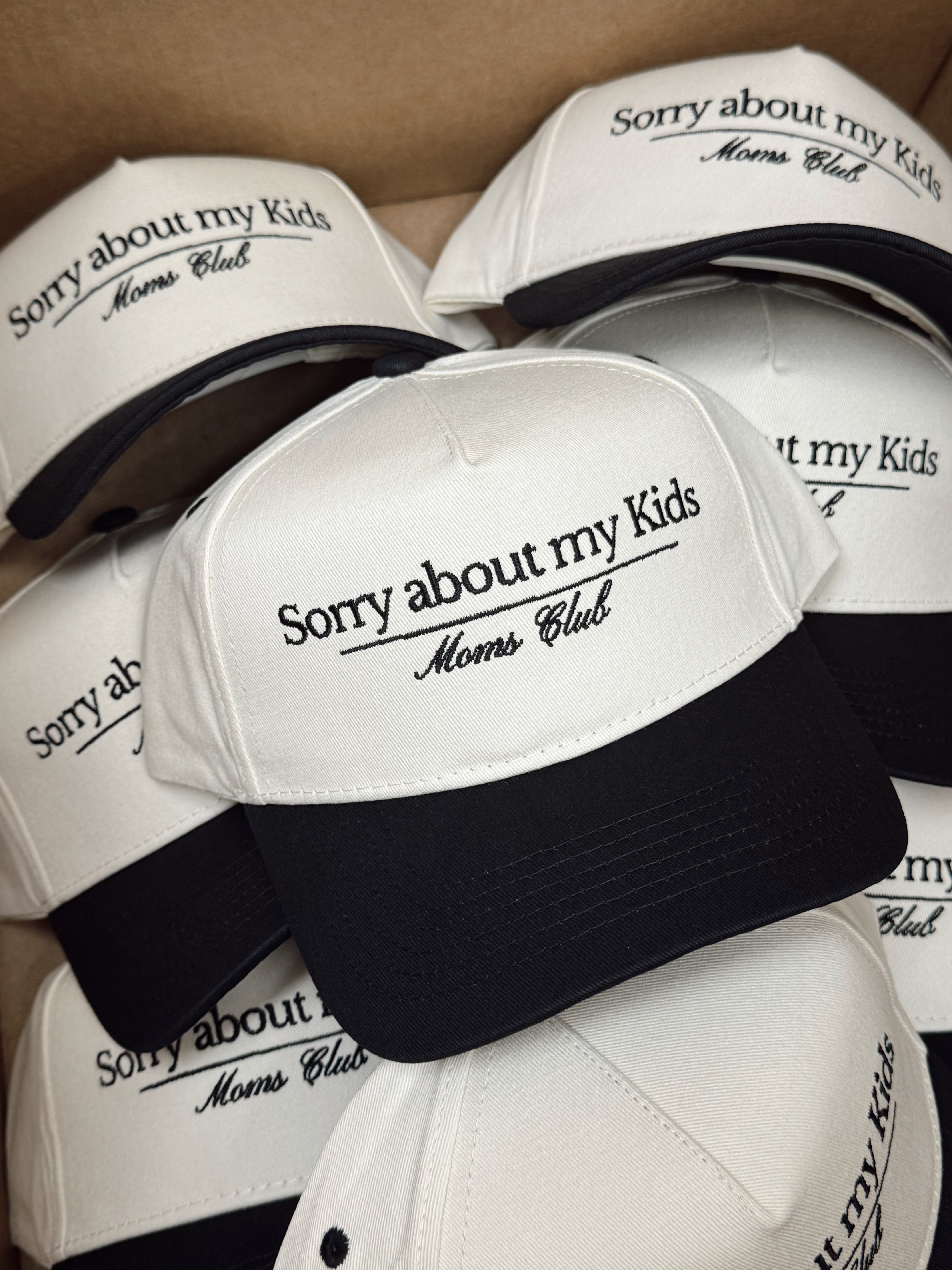 Sorry About My Kids. Vintage Trucker Hat – KenzKustomz