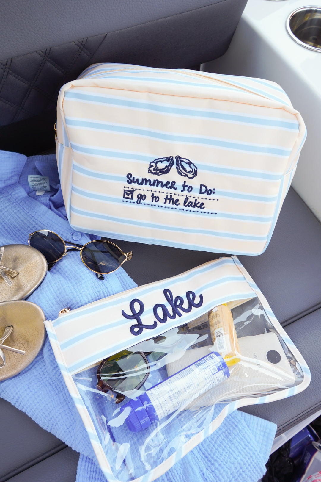 Lake - Butter &amp; Blue Clear Pouch