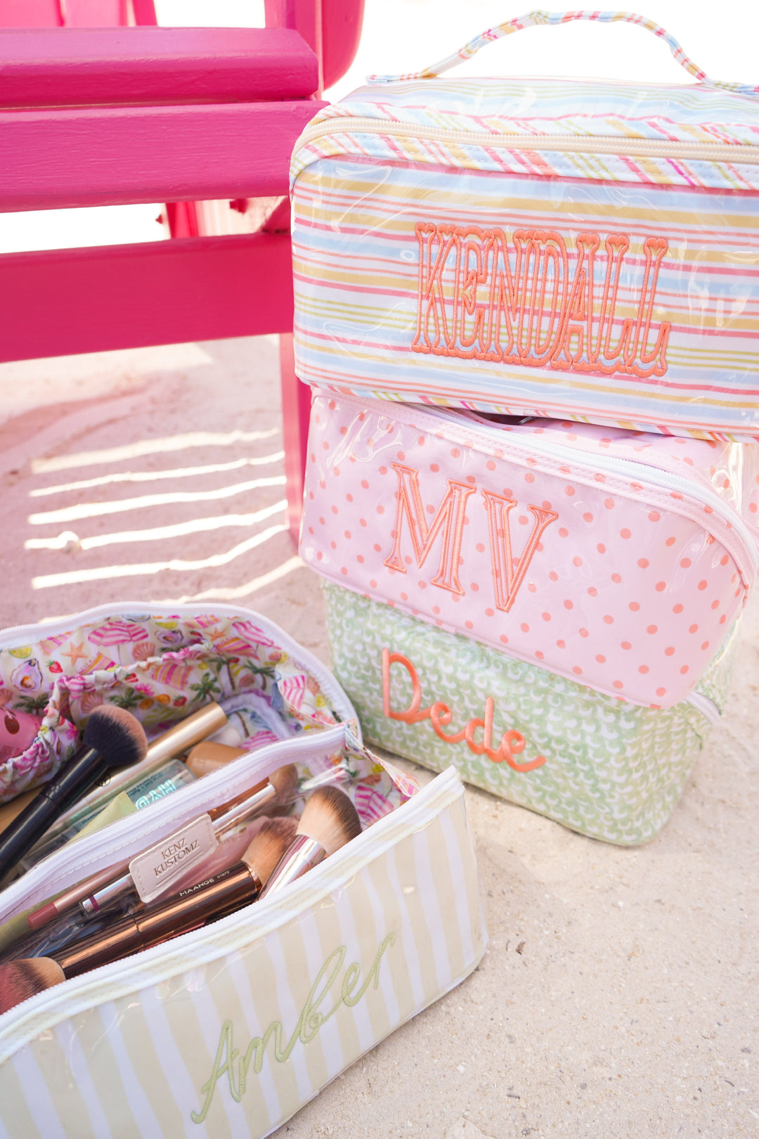 Rosemary Makeup Bag - Embroidered