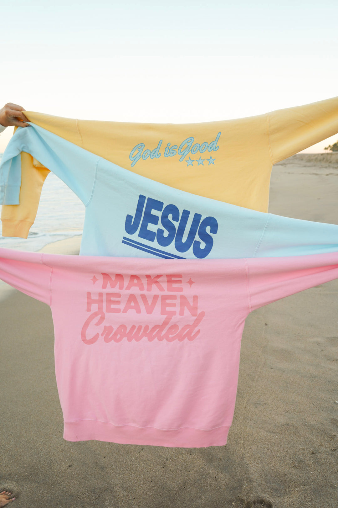 God Is Good Lightweight Crewnecks