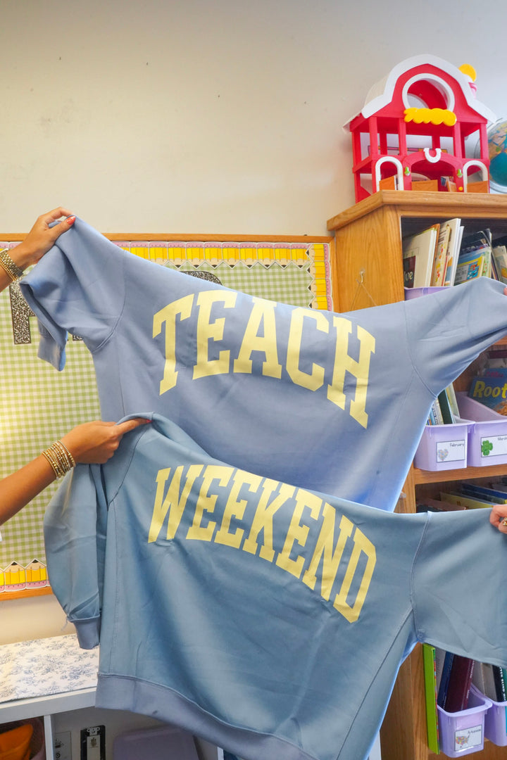 Teacher Reversible Mockneck Sweatshirt