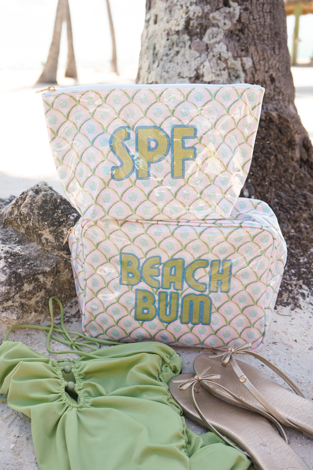 SPF - Salty Peach Clear Coat Bag