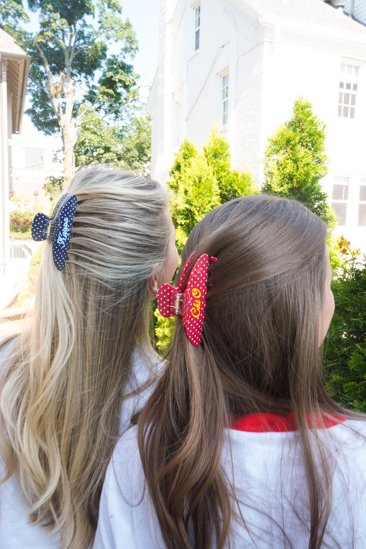 Sorority Greek Hair Clips