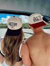 Lake it Easy - Navy Vintage Trucker Hat - PREORDER
