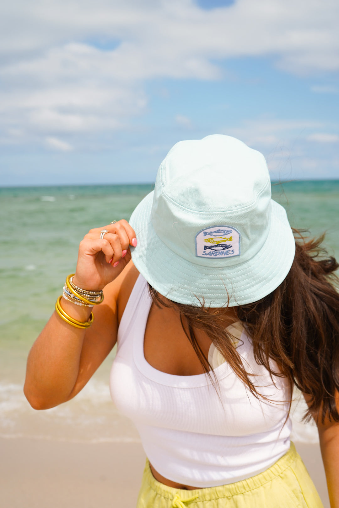 Sardines Hat - Pink &amp; Blue