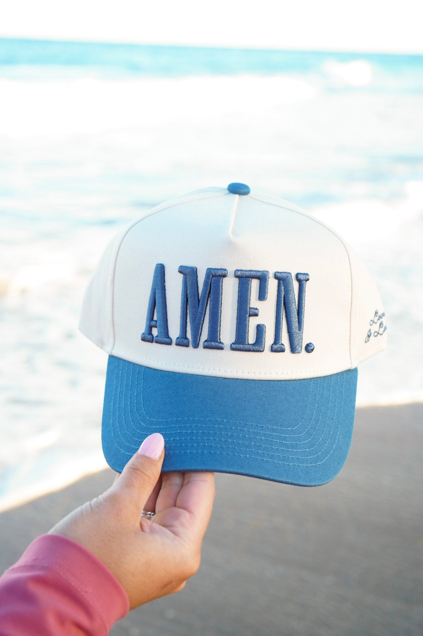 帽子 KMNZ KMNHAT - DENIM BLUE AMEN. - Slate Blue Vintage Trucker Hat – KenzKustomz