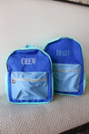 Blue + Teal Colorblock Backpack