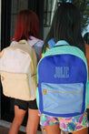 Blue + Teal Colorblock Backpack